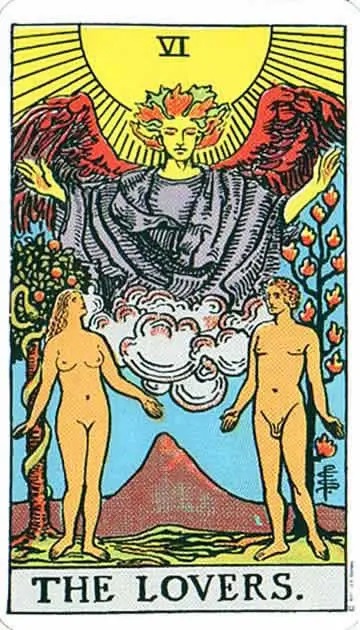 Moje dnevne tarot meditacije - Ljubavnici