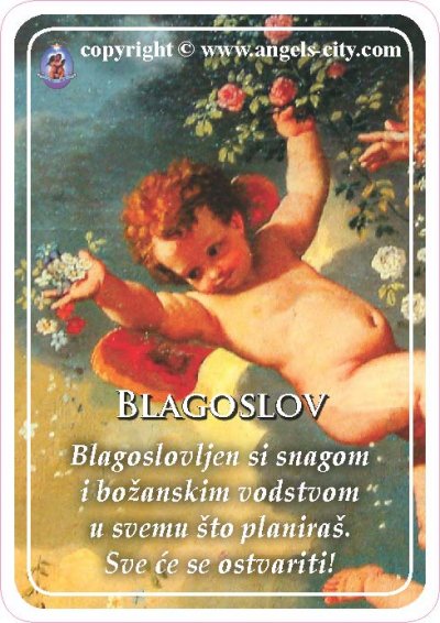 Anđeoski vodič: Anđeoske kartice - Blagoslov