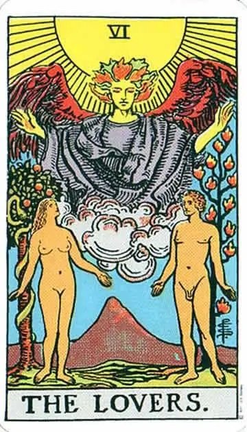 Moje dnevne tarot meditacije - Ljubavnici